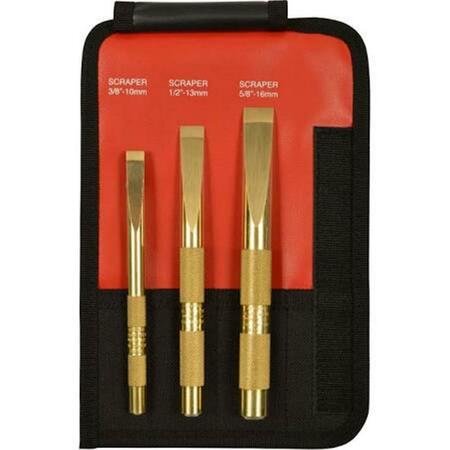 MAYHEW Brass Scraper Set - 3 Piece MAY-67001